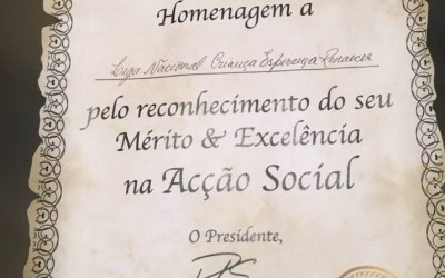 Liga Renascer homenageada na “Gala da Cidade”