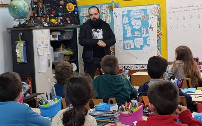 Renascer visita alunos da Escola do Godinho